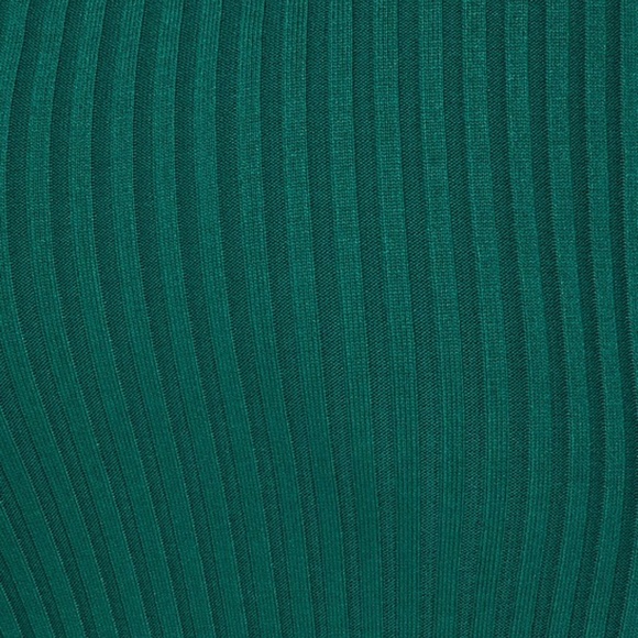 💚 LAST ONE 💚 Sexy Elegant Ribbed Knit Long Sleeve Bodycon Midi Dress - Picture 5 of 7